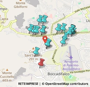 Mappa Piazza Sant Isidoro, 90136 Palermo PA, Italia (0.8655)