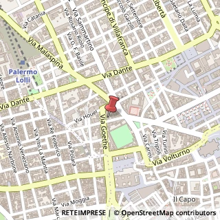 Mappa Via Cluverio, 17, 90138 Palermo, Palermo (Sicilia)