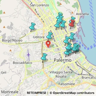 Mappa Via Lancia di Brolo, 90145 Palermo PA, Italia (2.24941)