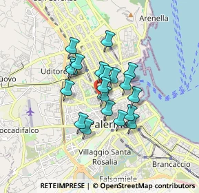 Mappa Via Pietro D'Asaro, 90138 Palermo PA, Italia (1.3325)