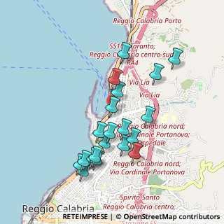 Mappa Viale Nicola Manfroce, 89122 Reggio di Calabria RC, Italia (0.9985)