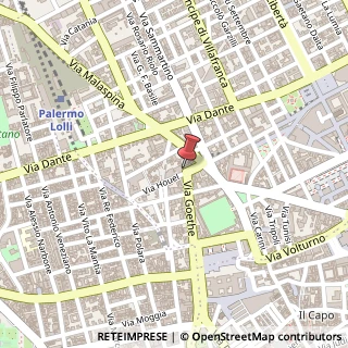 Mappa Via Houel, 5, 90138 Palermo, Palermo (Sicilia)