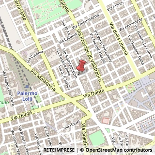 Mappa Via Ferrara, 11, 90141 Palermo, Palermo (Sicilia)