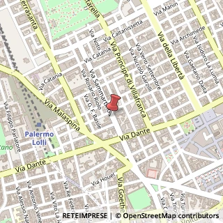 Mappa Via Sammartino, 26, 90141 Palermo, Palermo (Sicilia)