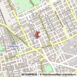 Mappa Via Francesco Ferrara,  28, 90141 Palermo, Palermo (Sicilia)