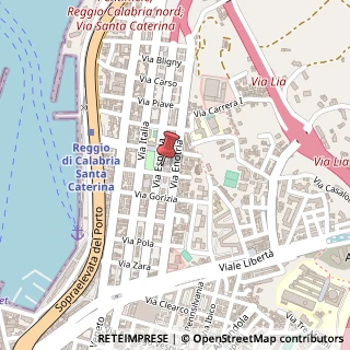 Mappa Via Monte San Michele, 05, 89122 Reggio di Calabria, Reggio di Calabria (Calabria)