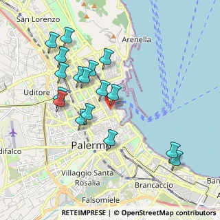 Mappa Via G.ppe La Masa, 90139 Palermo PA, Italia (2.14647)