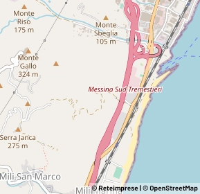 Mappa 98132 Messina ME, Italia (0.52692)