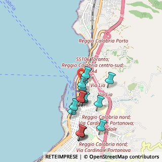 Mappa Via S. Caterina, 89122 Reggio di Calabria RC, Italia (1.02)