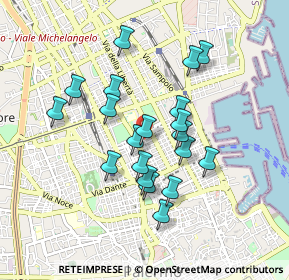 Mappa Via Caltanissetta, 90141 Palermo PA, Italia (0.8535)