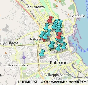 Mappa Via Giovanni Campolo, 90100 Palermo PA, Italia (1.314)