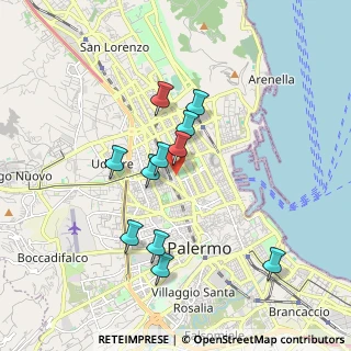 Mappa Via Terrasanta, 90141 Palermo, Italia (1.77909)