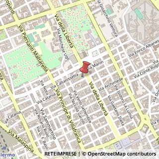 Mappa Via Catania, 5, 90141 Palermo, Palermo (Sicilia)