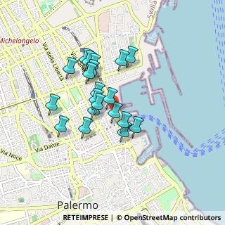 Mappa Via Rosario Gerbasi, 90139 Palermo PA, Italia (0.764)