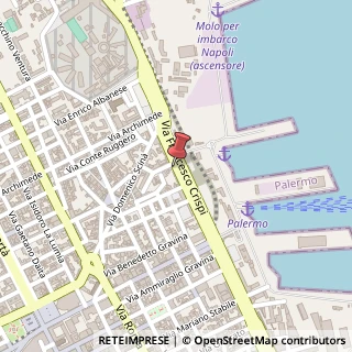 Mappa Via Francesco Crispi, 248, 90139 Palermo, Palermo (Sicilia)