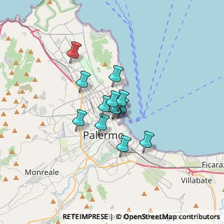 Mappa Via Rosario Gerbasi, 90139 Palermo PA, Italia (2.24)
