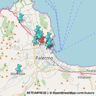 Mappa Via Rosario Gerbasi, 90139 Palermo PA, Italia (3.02)