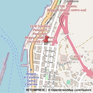Mappa Via Montevergine, 13, 89122 Reggio di Calabria, Reggio di Calabria (Calabria)