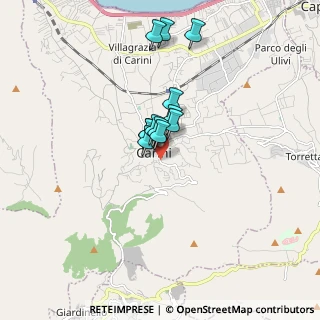Mappa Via Peloritani, 90044 Carini PA, Italia (1.29083)