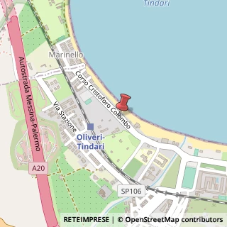 Mappa Via Matese, 79, 98060 Oliveri, Messina (Sicilia)