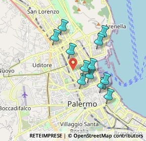 Mappa 90100 Palermo PA, Italia (1.6775)