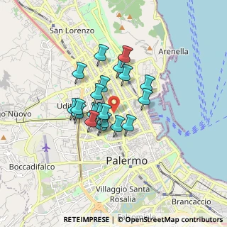 Mappa 90100 Palermo PA, Italia (1.3395)