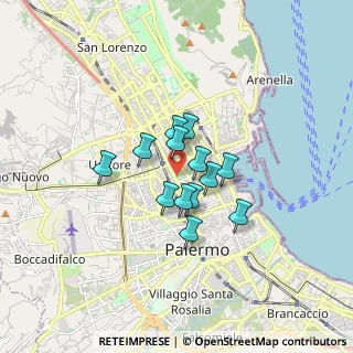 Mappa 90100 Palermo PA, Italia (1.20308)