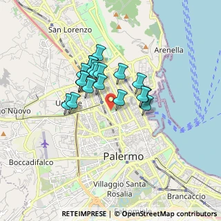 Mappa 90100 Palermo PA, Italia (1.439)