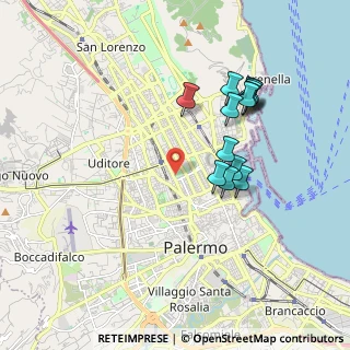 Mappa 90100 Palermo PA, Italia (1.97692)
