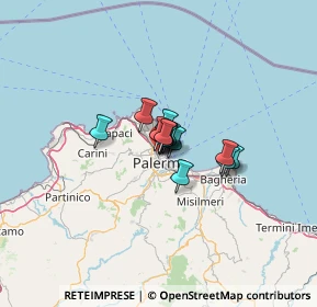 Mappa 90100 Palermo PA, Italia (5.95214)
