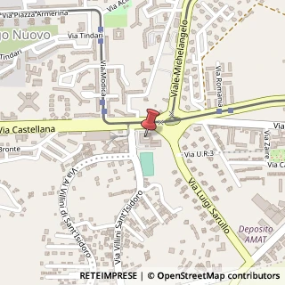 Mappa Via Castellana, 110, 90135 Palermo, Palermo (Sicilia)