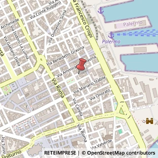 Mappa Via Principe di Belmonte, 38, 90139 Palermo, Palermo (Sicilia)
