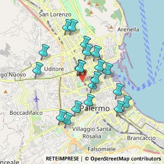 Mappa Via Cavalcanti Guido, 90145 Palermo PA, Italia (1.9005)