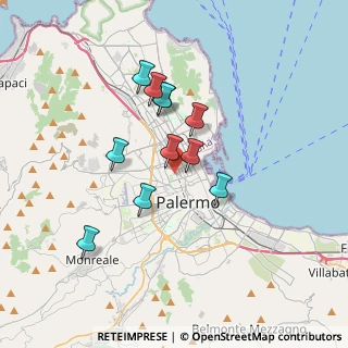 Mappa Via Cavalcanti Guido, 90145 Palermo PA, Italia (3.20182)