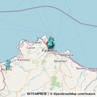 Mappa Via Cavalcanti Guido, 90145 Palermo PA, Italia (36.756)