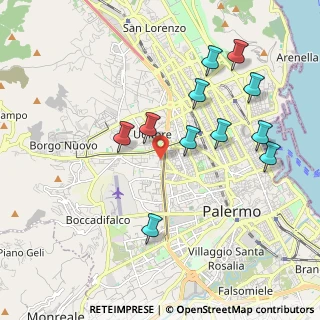 Mappa Via Gorgia da Lentini, 90135 Palermo PA, Italia (2.20182)