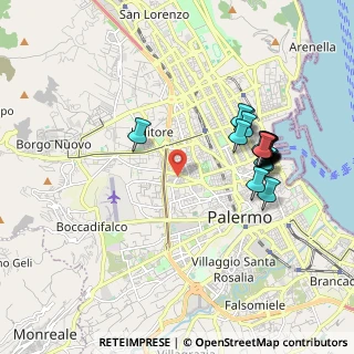 Mappa Via Ruggerone da Palermo, 90145 Palermo PA, Italia (2.129)