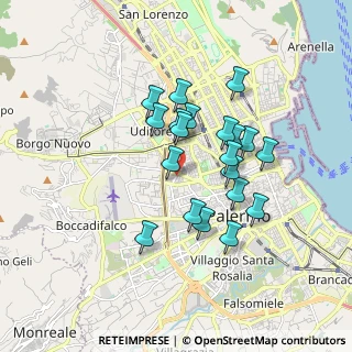 Mappa Via Ruggerone da Palermo, 90145 Palermo PA, Italia (1.6405)