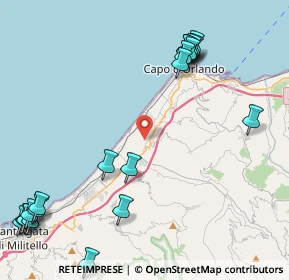 Mappa Località masseria, 98071 Capo d'Orlando ME, Italia (6.485)