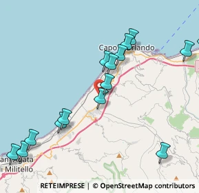 Mappa Località masseria, 98071 Capo d'Orlando ME, Italia (5.272)