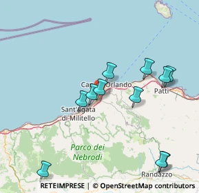 Mappa Località masseria, 98071 Capo d'Orlando ME, Italia (18.06818)