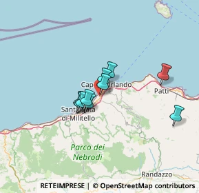 Mappa Località masseria, 98071 Capo d'Orlando ME, Italia (16.87167)