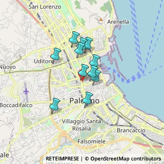 Mappa Piazza S. Francesco di Paola, 90141 Palermo PA, Italia (1.36909)