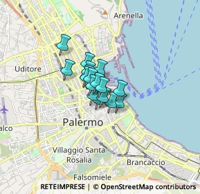 Mappa Via C. Ramondetti Fileti, 90133 Palermo PA, Italia (0.84588)