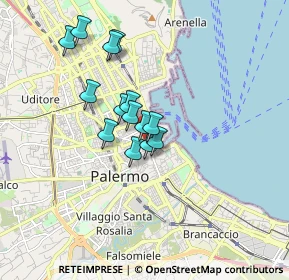 Mappa Via C. Ramondetti Fileti, 90133 Palermo PA, Italia (1.43714)