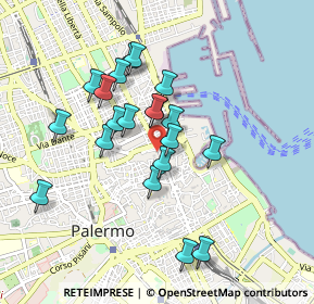 Mappa Via C. Ramondetti Fileti, 90133 Palermo PA, Italia (0.8815)