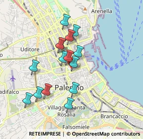 Mappa Via Rodi, 90138 Palermo PA, Italia (1.73067)