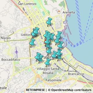 Mappa Cortile Barcellona, 90138 Palermo PA, Italia (1.323)