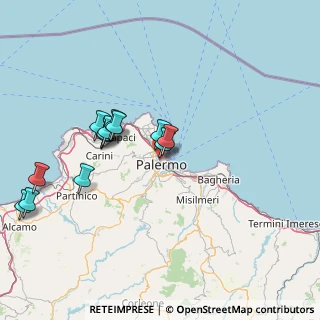 Mappa Via A. Juvara, 90142 Palermo PA, Italia (16.43)