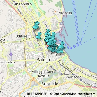 Mappa Via generale Magliocco, 90141 Palermo PA, Italia (0.85444)
